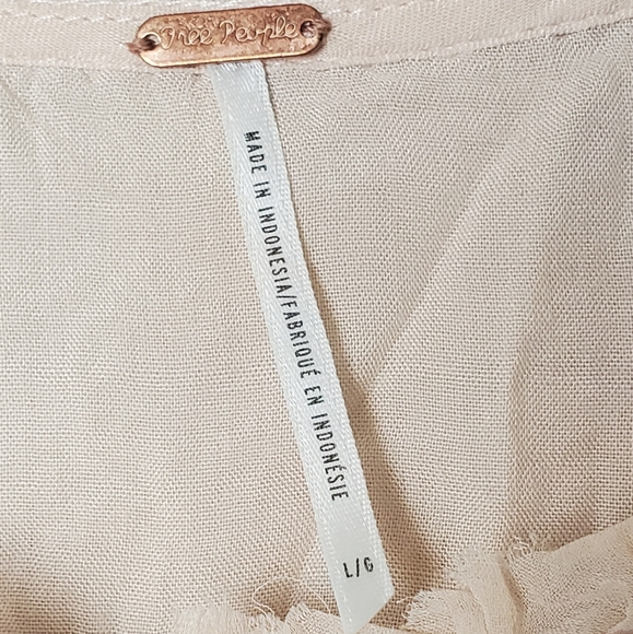 Free People Bali Golden Sun Dress - Blush Pink Mini Dress - Picture 8 of 13